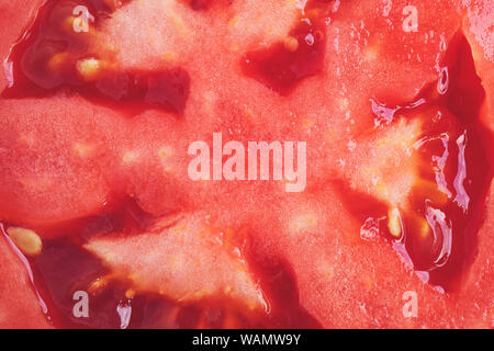 Tomato slice. Tomato background. With clipping path. Stock Photo