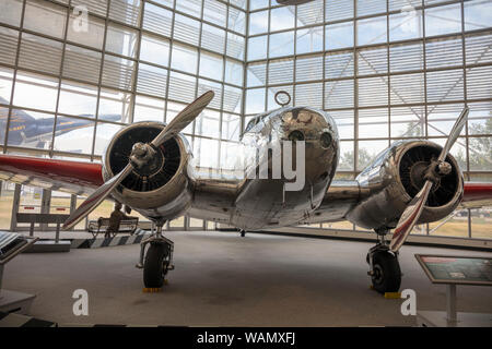 Lockheed Model 10-E Electra, 1935, Boeing Museum of Flight, Boeing Field, Tukwila, Washington State, USA Stock Photo