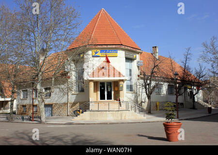 Poste Maroc Building, Ifrane, Morocco Stock Photo