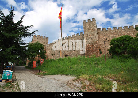 Castle in Orchid city, Macedonia Stock Photo