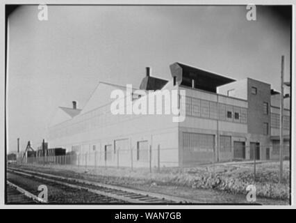 Corning Glass Works, Parkersburg, West Virginia. Stock Photo