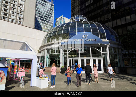 Pacific Centre Mall, Vancouver City, British Columbia, Canada, USA Stock Photo