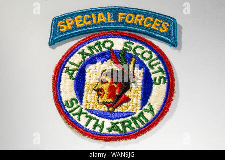 Alamo Scouts, Special Forces Unit Patch, WWII, USA Stock Photo