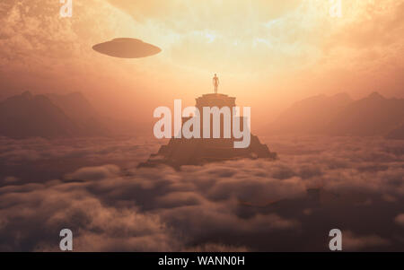 Ancient Aliens Stock Photo