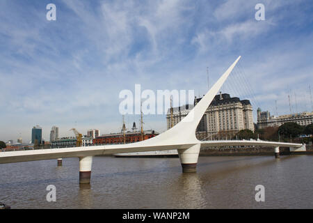 Puente de la Mujer, Buenos Aires, Argentina Stock Photo