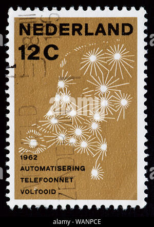 Netherlands Postage Stamp - Netherlands public switched telephone network