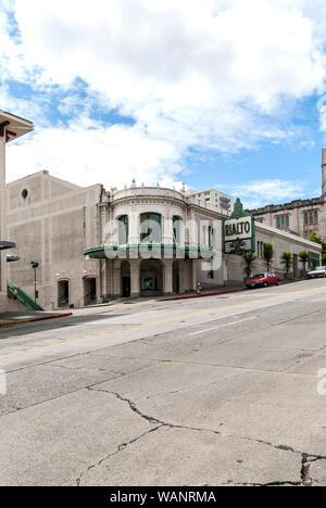 The Rialto Theater in Tacoma, Washington was designed by Roland E. Borhek to show movies. Stock Photo