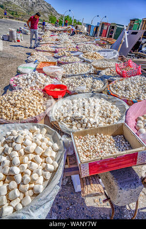 Roadside farmer's market Stock Photo