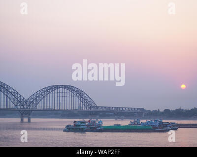 When we traveling to Sagaing Division, Myanmar. Stock Photo