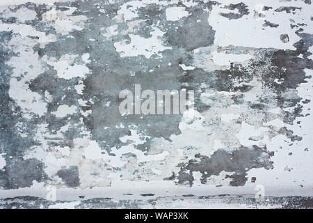 White grunge stucco background with gray cement Stock Photo