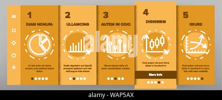 Color Different Graph Vector Onboarding Stock Vector Image & Art - Alamy
