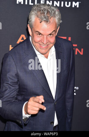 WESTWOOD, CA - AUGUST 20: Danny Huston attends the LA Premiere of Lionsgate's 'Angel Has Fallen' at Regency Village Theatre on August 20, 2019 in Westwood, California. Stock Photo