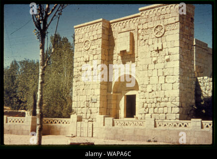 Damascus, Palmyra and Baalbek. Damascus, St. Paul's Wall, restored Stock Photo