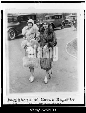 Louis B. Mayer, head of Metro-Goldwyn Mayer Studios, is shown with ...