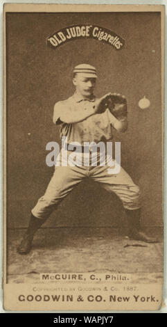 Deacon McGuire, Philadelphia Quakers, baseball card portrait Stock Photo