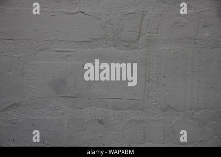 white wall. Whitewashed brick wall. Background Stock Photo