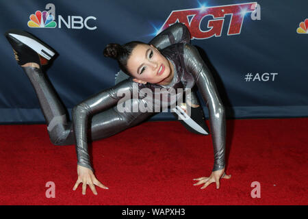 August 20, 2019, Los Angeles, CA, USA: LOS ANGELES - AUG 20:  Marina Mazepa at the ''America's Got Talent'' Season 14 Live Show Red Carpet at the Dolby Theater on August 20, 2019 in Los Angeles, CA (Credit Image: © Kay Blake/ZUMA Wire) Stock Photo