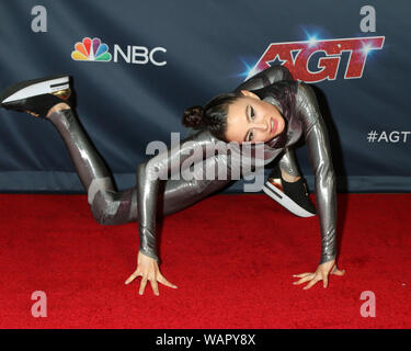 August 20, 2019, Los Angeles, CA, USA: LOS ANGELES - AUG 20:  Marina Mazepa at the ''America's Got Talent'' Season 14 Live Show Red Carpet at the Dolby Theater on August 20, 2019 in Los Angeles, CA (Credit Image: © Kay Blake/ZUMA Wire) Stock Photo