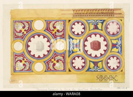 Drawing, Design for Decorative Panel for July Festival Architecture, 1834 Stock Photo
