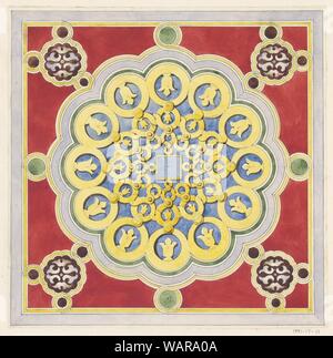 Drawing, Design for Decorative Panel for July Festival Architecture, 1835 Stock Photo