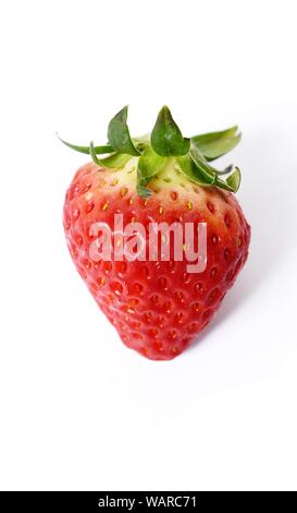 Appetizing strawberry. Isolated on a white background Stock Photo - Alamy