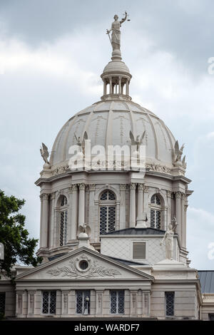 Dome of the McLennan County Courthouse in Waco, Texas Stock Photo