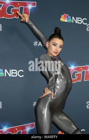 Los Angeles, CA. 20th Aug, 2019. Marina Mazepa at arrivals for AMERICA'S GOT TALENT Live Screening, The Dolby Theatre at Hollywood and Highland Center, Los Angeles, CA August 20, 2019. Credit: Priscilla Grant/Everett Collection/Alamy Live News Stock Photo