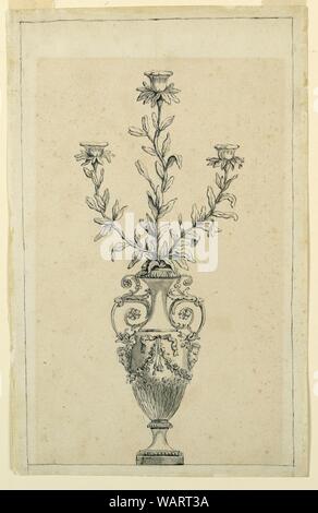 Drawing, Project for a candelabrum, 1791 Stock Photo - Alamy