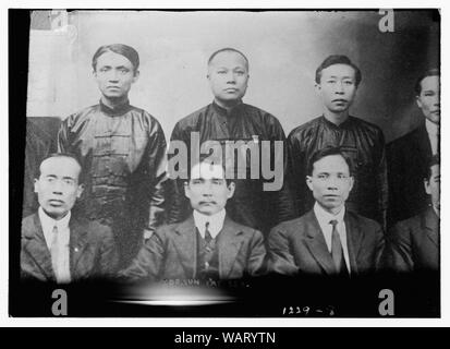 Dr. Sun Yat Sen, front center of group Stock Photo