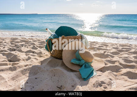 Afternoon in the caribbean beach Stock Photo