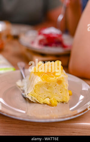 Traditional Slovenian Dessert Made Of Dough Cheese And Fruit