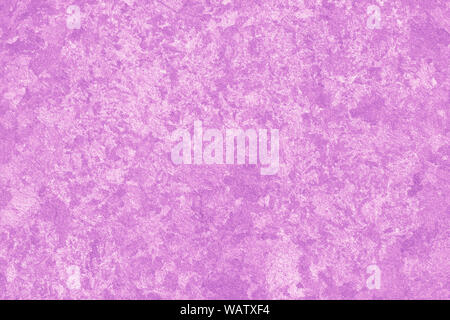 Template with pink stained paper background, abstract spotted illustration. Bright purple wall texture. Modern textured magenta banner. Mottled painte Stock Photo