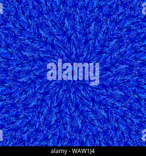 Colorful round tile pattern mosaic background - abstract circular psychedelic vector design from geometrical shapes Stock Vector