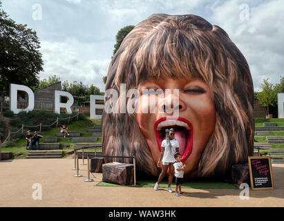Tina Turner Prize inflatable sculpture in Dreamland Theme Park Margate Kent. Stock Photo