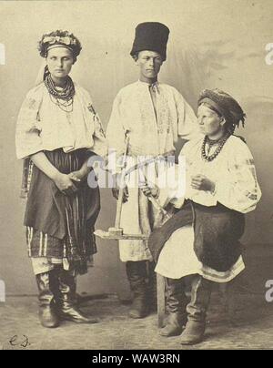 Dudin Ukrainians from Poltava region. Stock Photo