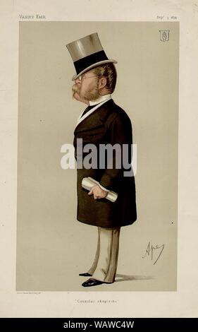 Henry Drummond-Wolff, Vanity Fair, 1874-09-05. Stock Photo