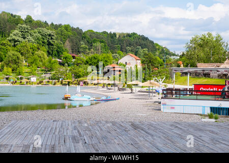 Panonika, Pannonian lakes, Tuzla, Bosnia and Herzegovina Stock Photo