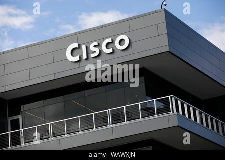 A sign outside the Cisco office in Reading Stock Photo - Alamy