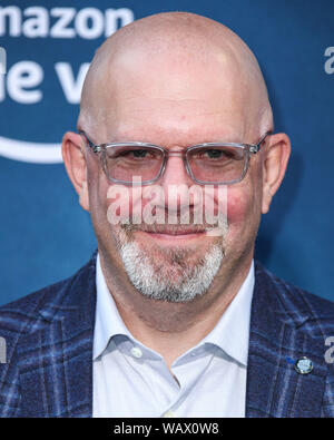 Hollywood, United States. 21st Aug, 2019. HOLLYWOOD, LOS ANGELES, CALIFORNIA, USA - AUGUST 21: Screenwriter Marc Guggenheim arrives at the Los Angeles Premiere Of Amazon's 'Carnival Row' held at the TCL Chinese Theatre IMAX on August 21, 2019 in Hollywood, Los Angeles, California, United States. (Photo by Xavier Collin/Image Press Agency) Credit: Image Press Agency/Alamy Live News Stock Photo