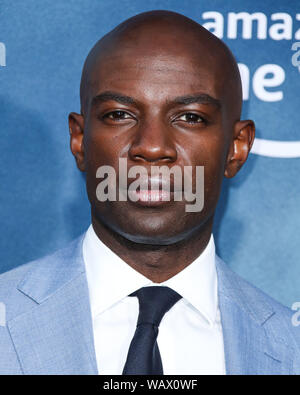 Hollywood, United States. 21st Aug, 2019. HOLLYWOOD, LOS ANGELES, CALIFORNIA, USA - AUGUST 21: Actor David Gyasi arrives at the Los Angeles Premiere Of Amazon's 'Carnival Row' held at the TCL Chinese Theatre IMAX on August 21, 2019 in Hollywood, Los Angeles, California, United States. (Photo by Xavier Collin/Image Press Agency) Credit: Image Press Agency/Alamy Live News Stock Photo