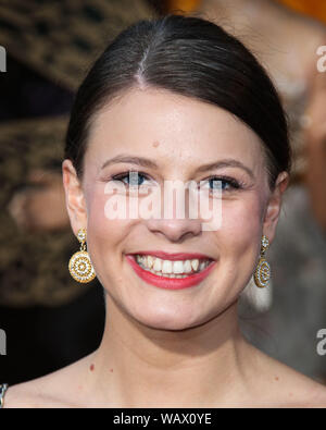 Hollywood, United States. 21st Aug, 2019. HOLLYWOOD, LOS ANGELES, CALIFORNIA, USA - AUGUST 21: Flora Ogilvy arrives at the Los Angeles Premiere Of Amazon's 'Carnival Row' held at the TCL Chinese Theatre IMAX on August 21, 2019 in Hollywood, Los Angeles, California, United States. (Photo by Xavier Collin/Image Press Agency) Credit: Image Press Agency/Alamy Live News Stock Photo