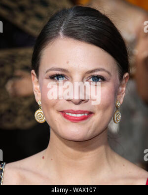 Hollywood, United States. 21st Aug, 2019. HOLLYWOOD, LOS ANGELES, CALIFORNIA, USA - AUGUST 21: Flora Ogilvy arrives at the Los Angeles Premiere Of Amazon's 'Carnival Row' held at the TCL Chinese Theatre IMAX on August 21, 2019 in Hollywood, Los Angeles, California, United States. (Photo by Xavier Collin/Image Press Agency) Credit: Image Press Agency/Alamy Live News Stock Photo