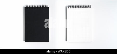 Realistic Blank Notebook Template For Cover Design School Business