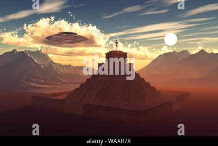 Ancient Aliens Stock Photo