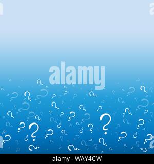 Question signs colorful vector illustration, problem and priority ...