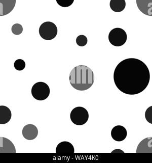 Abstract grey circles seamless pattern background. RGB EPS 10 vector illustration Stock Vector