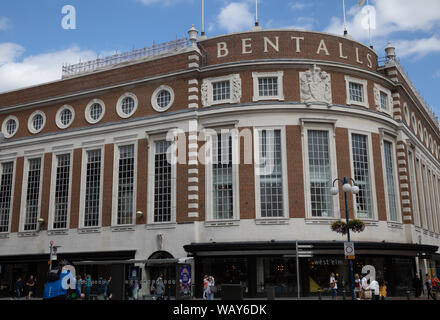 Bentalls Department store was established in 1867 and is Grade II listed building. Stock Photo