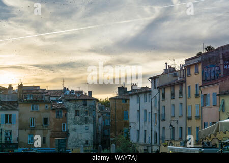 The famous city of Aix en Provence in the South of France Stock Photo