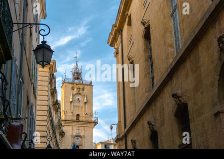 The famous city of Aix en Provence in the South of France Stock Photo