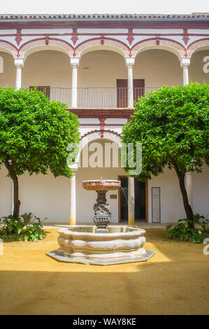 Ecija, Spain - April 21th, 2019: Palace of Benameji, dating from the 18th century, Ecija, Spain Stock Photo